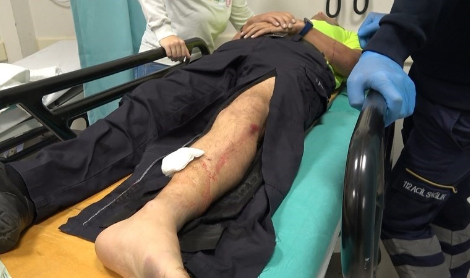 ‘Dur’ ihtarına uymayan 16 yaşındaki çocuk, polise çarptı!