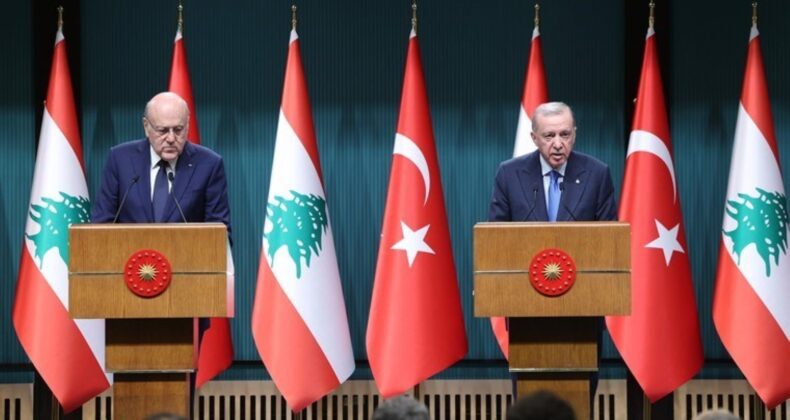 Erdoğan ve Mikati’den ortak basın toplantısı: ‘Suriye’nin toprak bütünlüğü’ ve ‘İsrail’e baskı’ mesajı