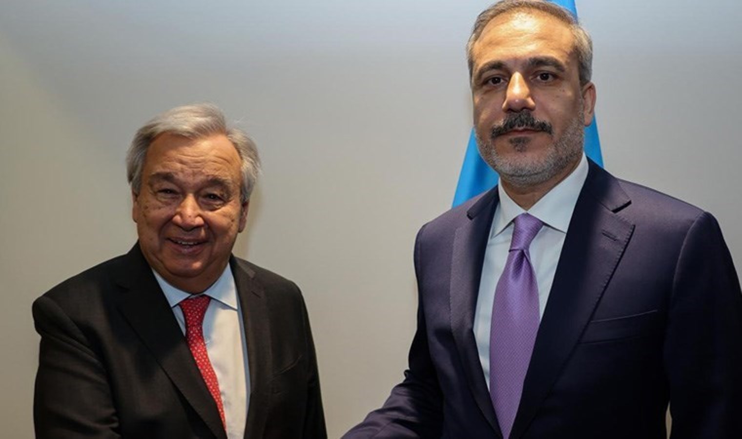 Hakan Fidan, BM Genel Sekreteri Guterres ile Suriye’yi görüştü
