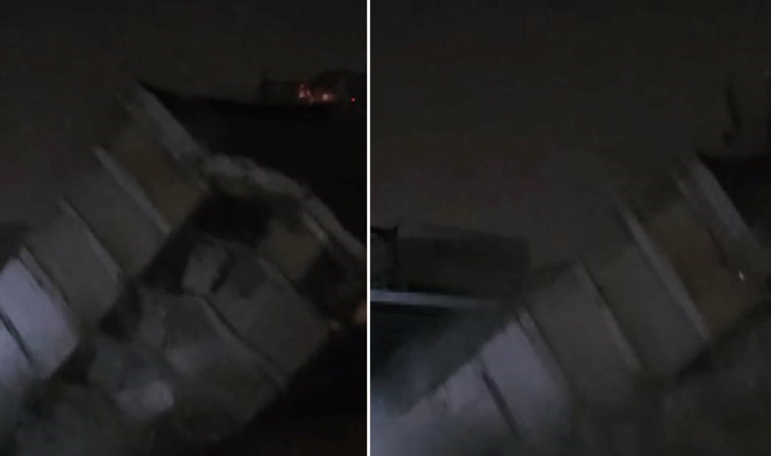 Hatay’da 6 katlı hastane kağıt gibi yıkıldı!