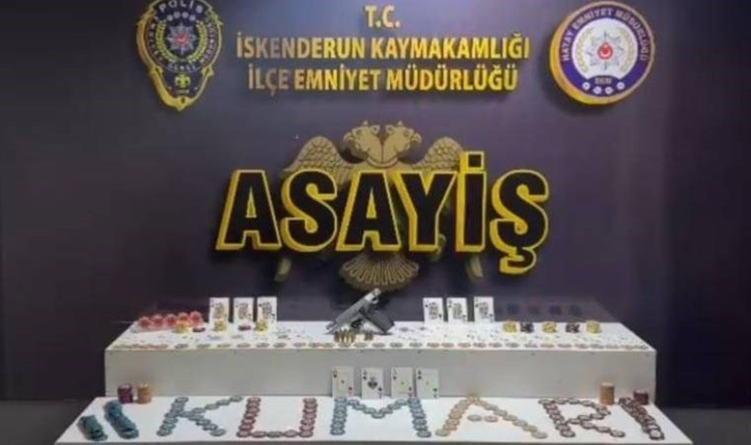 Hatay’da kumar operasyonu