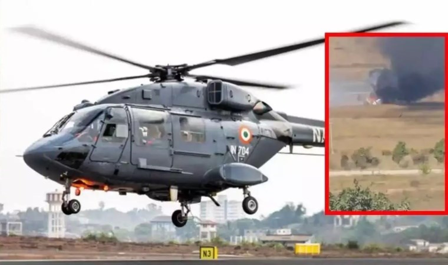 Hindistan’da helikopter düştü: 3 ölü