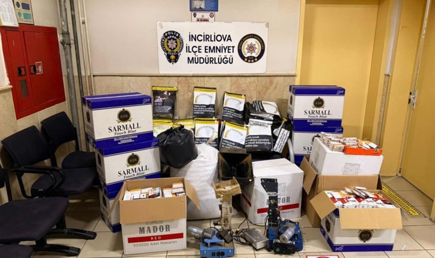 İncirliova’da eve operasyon: ‘Kaçak sigara’ baskını yapıldı