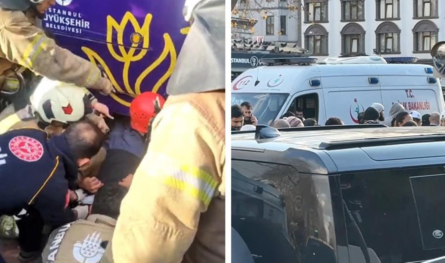 İstanbul Tophane’de bir kişi tramvayın altında kaldı: Durumu ağır!