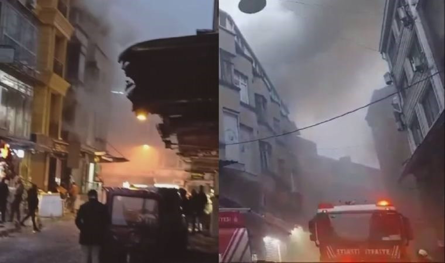 İstanbul’da korkutan yangın… Yan binalara da sıçradı!