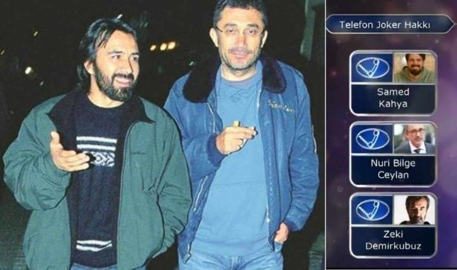 ‘Kim Milyoner Olmak İster’ yarışmasında joker oldular: Nuri Bilge Ceylan ve Zeki Demirkubuz aynı karede