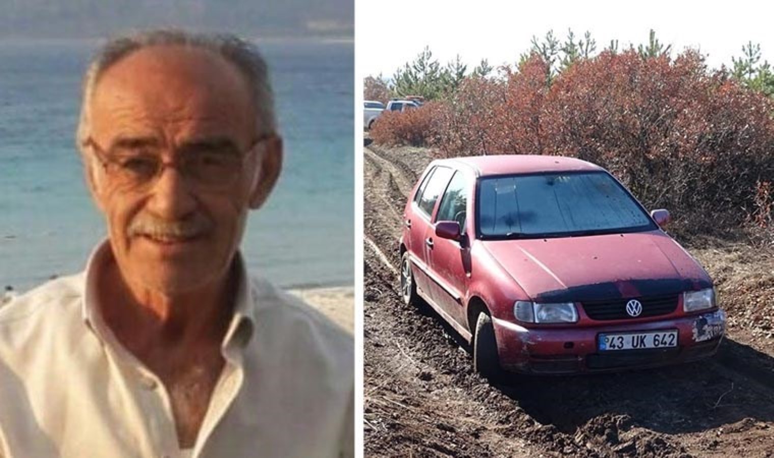 Kütahya’da kaybolan 70 yaşındaki şahsın ‘çamura saplanmış’ aracı bulundu