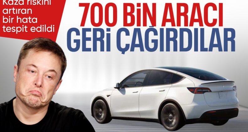 Lastik basıncını bildiren sistem aksadı! Tesla ABD’de 700 bin aracını geri çağırdı