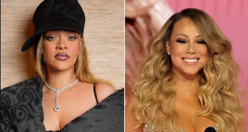 Mariah Carey, Rihanna’nın göğsünü açıp imza attı! O anlar sosyal medyada gündem oldu