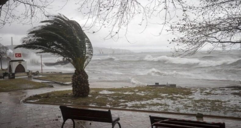 Meteoroloji saat verdi… Kuzey Ege için ‘fırtına’ uyarısı