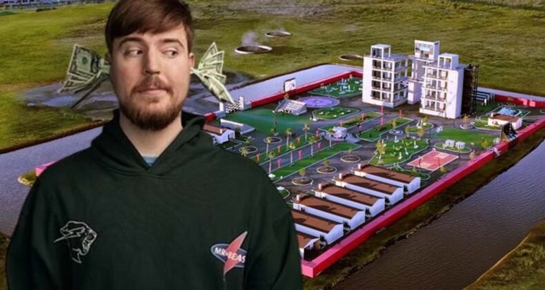 MrBeast, düzenlediği yarışma için 14 milyon dolarlık şehir inşa etti!