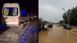 Muğla’da sağanak: Araçlar yollarda kaldı, evleri su bastı