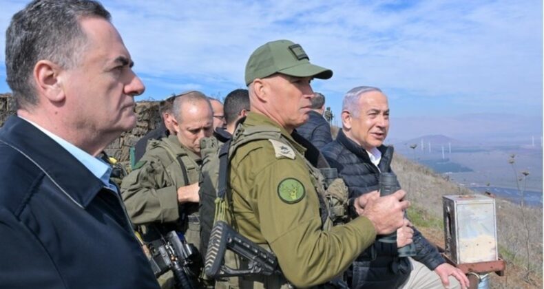 Netanyahu’dan, Suriye sınırında gövde gösterisi: Anlaşma çöktü, askerler mevzilerini terk etti