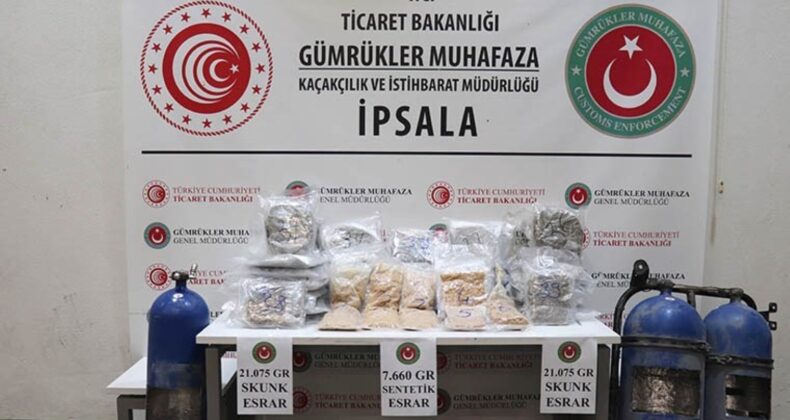 Piyasa değeri 529 milyon lira… İpsala ve Esendere’de tam 493 kilo ‘uyuşturucu’ ele geçirildi