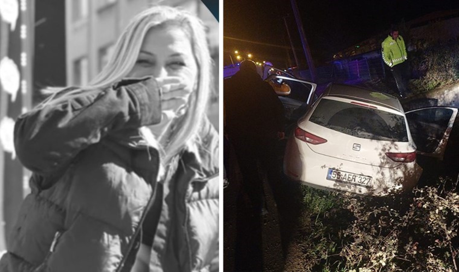 Samsun’da korkunç kaza… Otomobil, istinat duvarına çarptı: 1 ölü, 2 yaralı