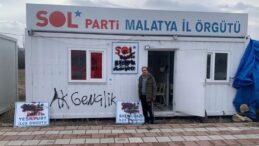 SOL Parti’nin Malatya il binasına saldırı: ‘AK Gençlik’ yazdılar!