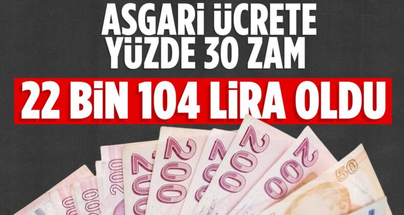 SON DAKİKA! 2025 yılı asgari ücreti belli oldu