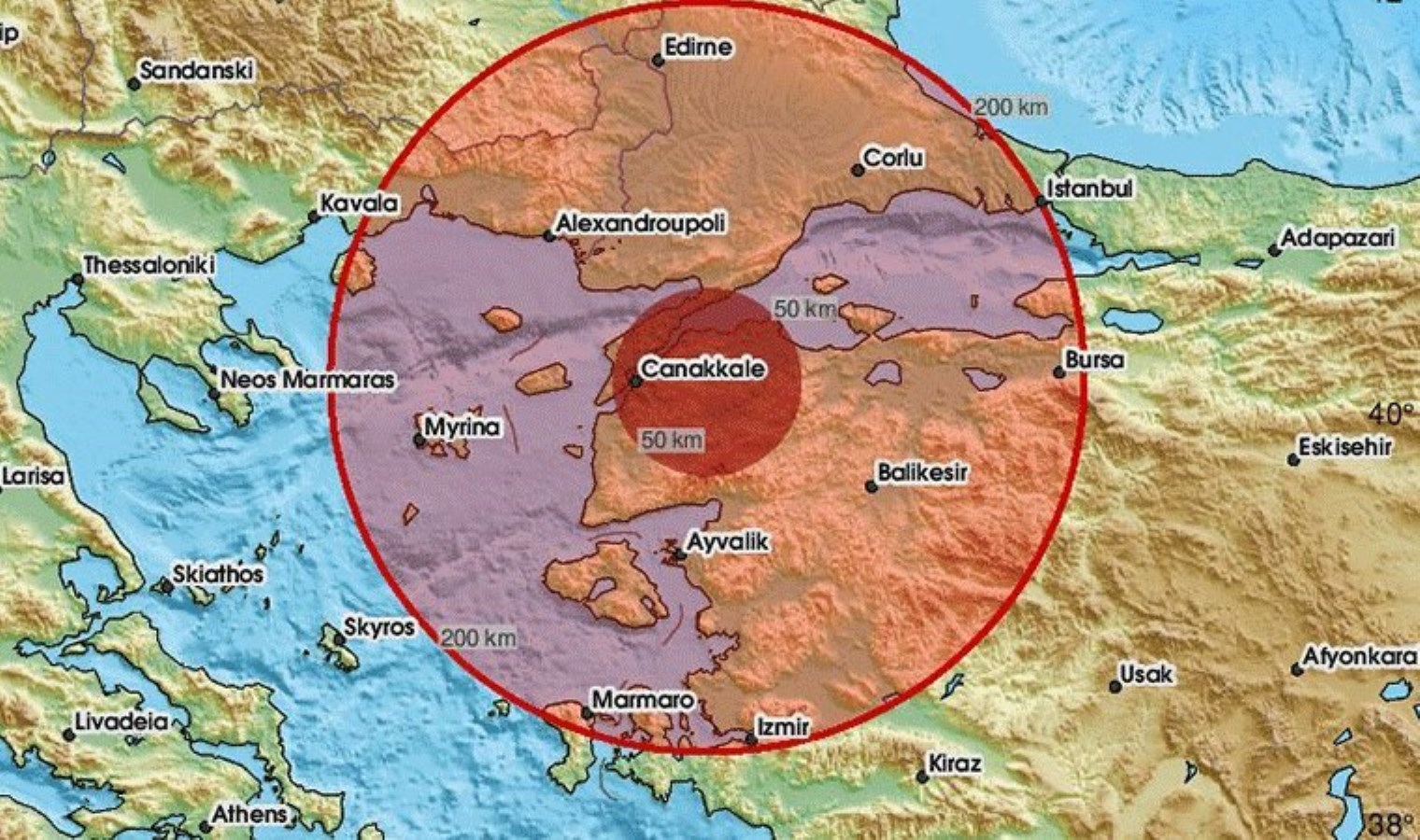 Son dakika deprem… Çanakkale’de korkutan deprem… Çevre illerde de hissedildi!