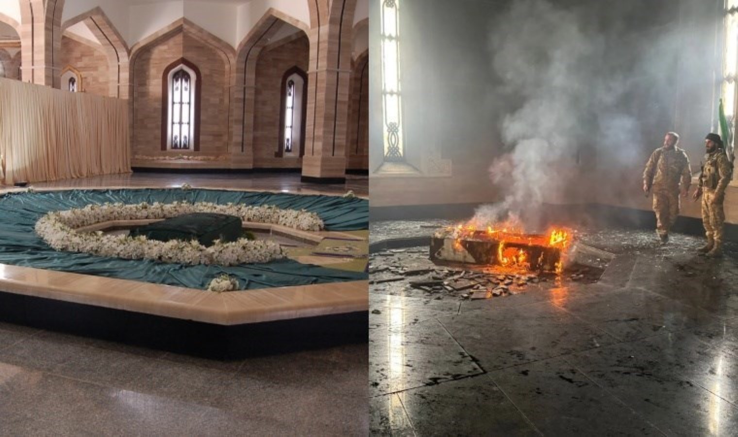 Suriye’de Hafız Esad’ın mezarı ateşe verildi