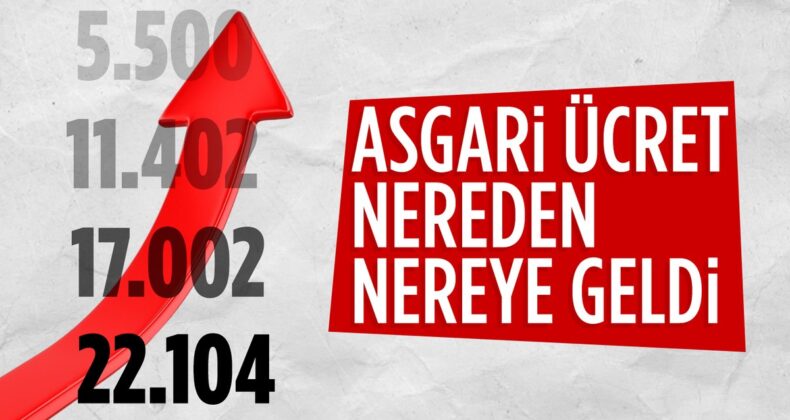 Türkiye’de asgari ücretin yıllar içindeki değişimi