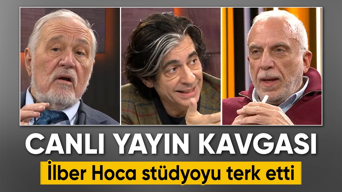 TV100’de Soli Özel’le tartışan İlber Ortaylı yayını terk etti