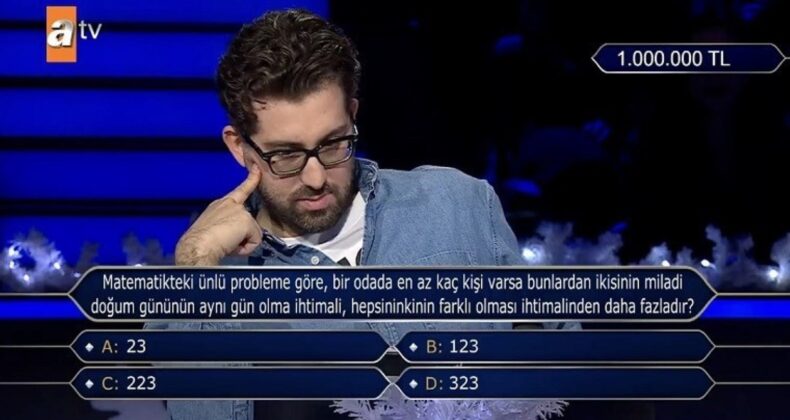 Ünlü isim Doğu Demirkol Kim Milyoner Olmak İster’e katılmıştı: ‘1 milyonluk soru hatalı iddiası’