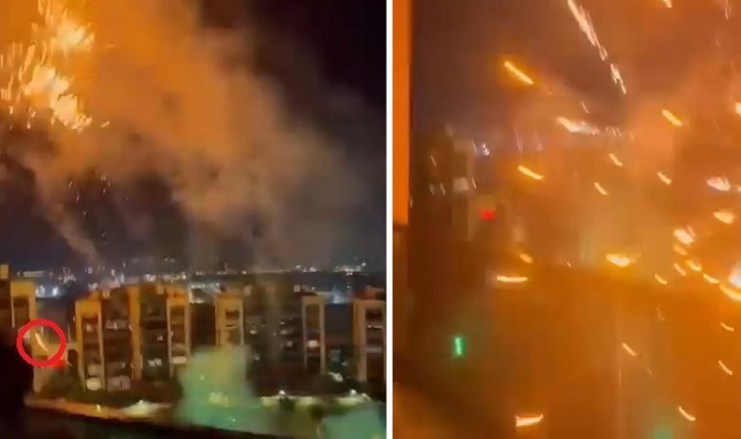 Yılbaşı kutlamasında faciadan dönüldü: Havai fişekler, evi alev topuna çevirdi