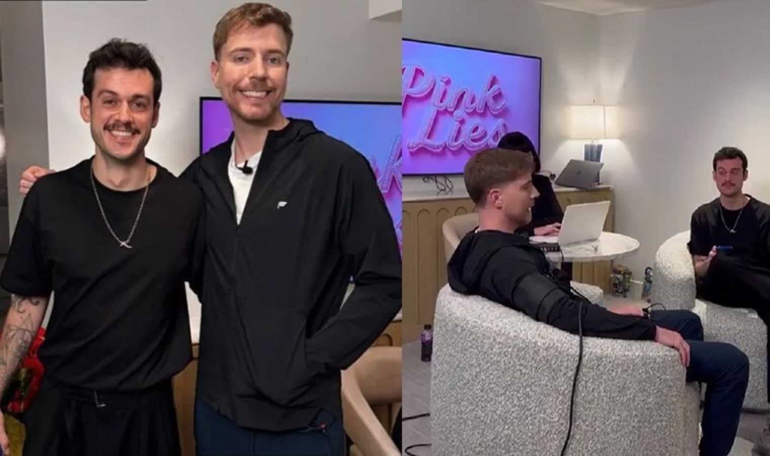 YouTube dünyasının iki devinin buluşması: Orkun Işıtmak MrBeast’ı yalan makinesine bağladı