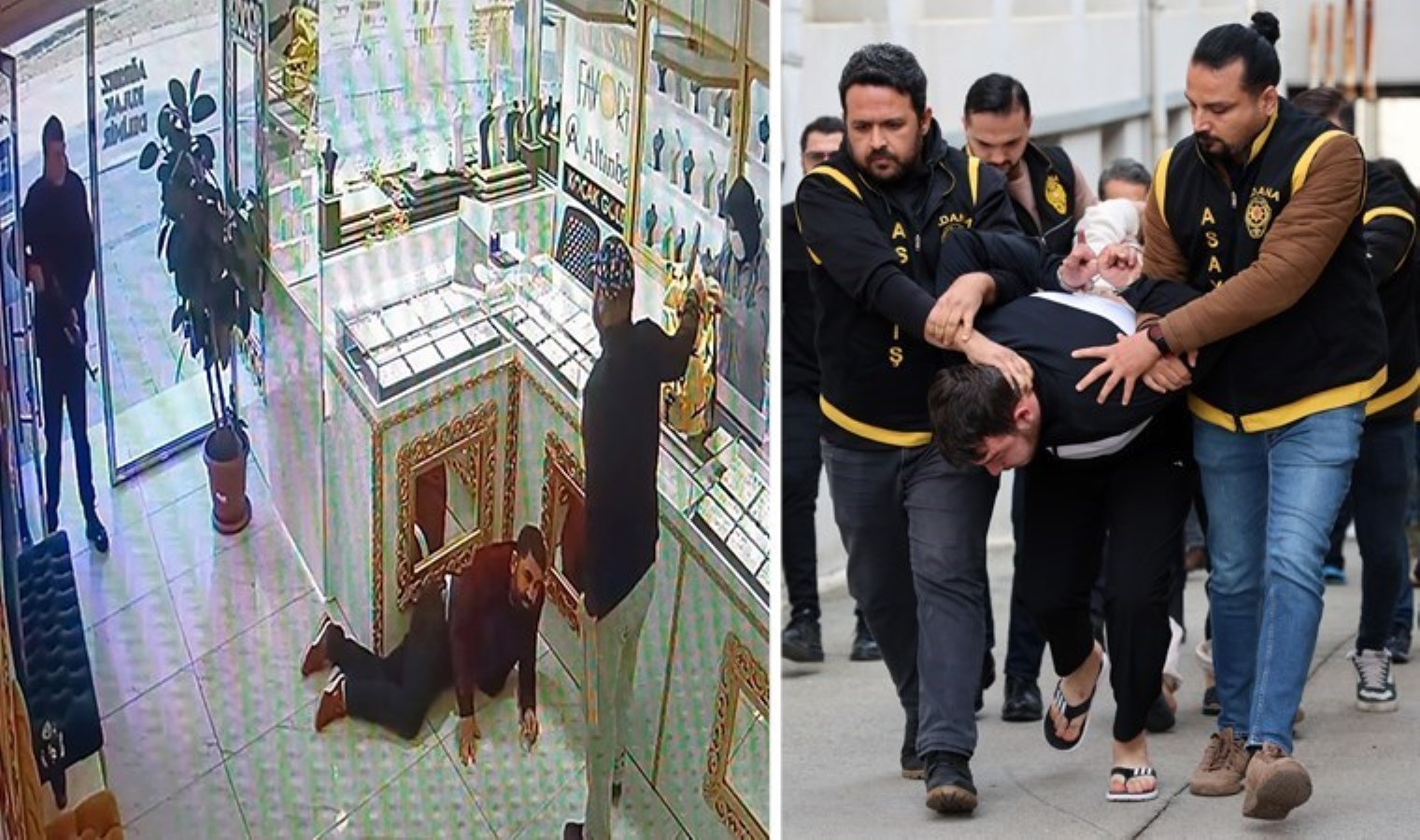 Yurt dışına kaçacaklardı: Adana’daki kuyumcu soyguncuları İstanbul’da yakayı ele verdi