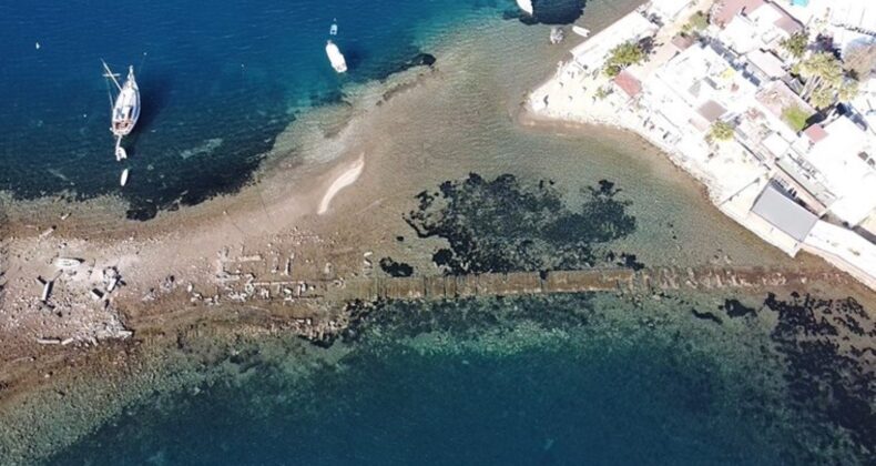 3 bin 500 yıllık… Bodrum’da deniz çekildi: Tarihi ‘Kral Yolu’ ortaya çıktı