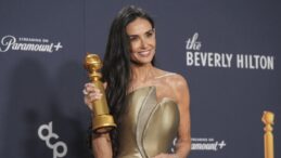 45 yıllık oyunculuk kariyerinde Demi Moore ilk kez ödül kazandı