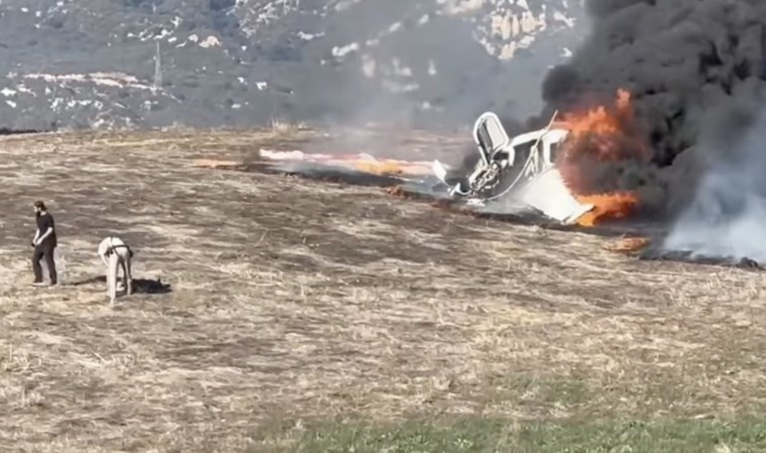 ABD’nin California eyaletinde küçük uçak düştü
