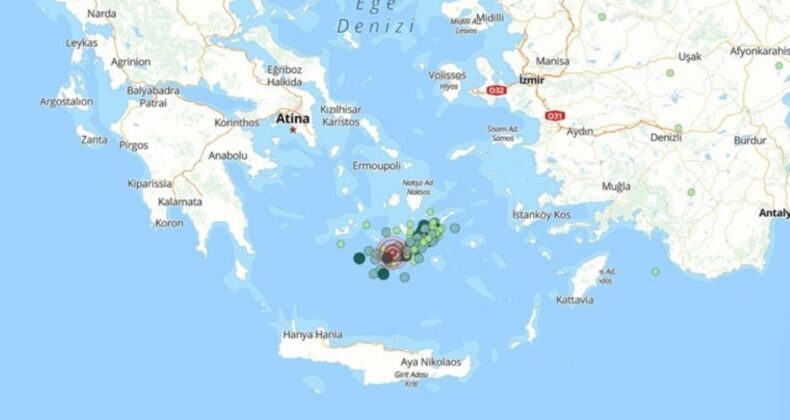 AFAD’dan Ege Denizi’ndeki depremler için rapor