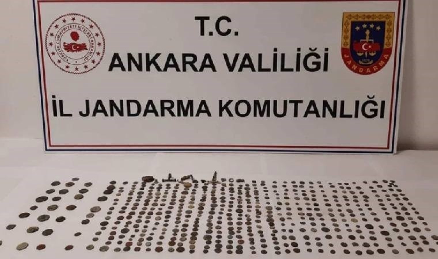 Ankara’da 530 parça tarihi eser ele geçirildi: Değeri 4 milyon TL!