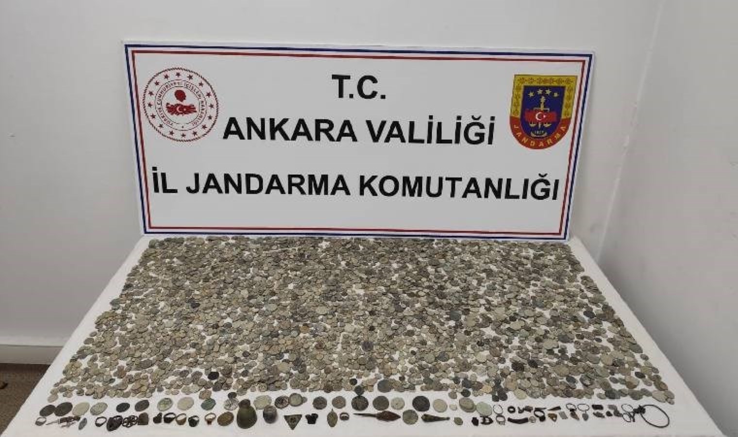 Ankara’da operasyon… 3 milyon lira değerinde tarihi eser yakalandı!