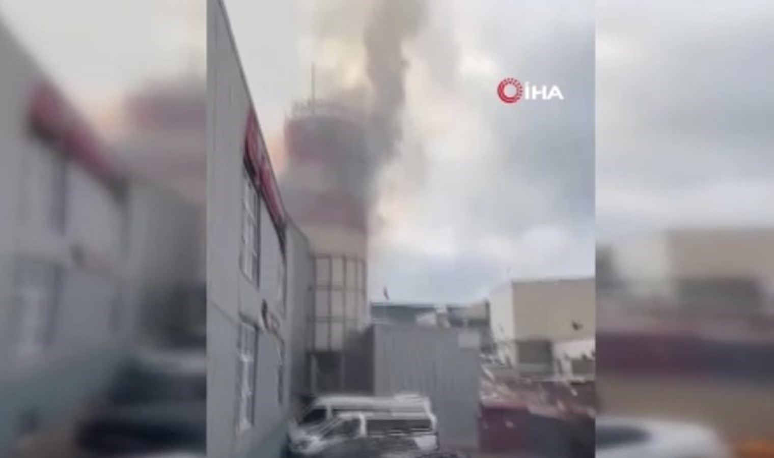 Ankara’da talaş silosunda yangın paniği!