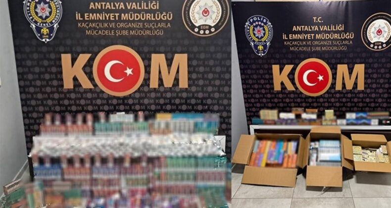 Antalya’da kaçakçılık operasyonu: 26 bin 500 litre kaçak akaryakıt ele geçirildi