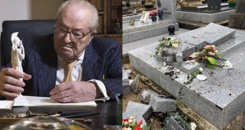 Aşırı sağcı Fransız siyasetçi Jean-Marie Le Pen’in mezarı tahrip edildi