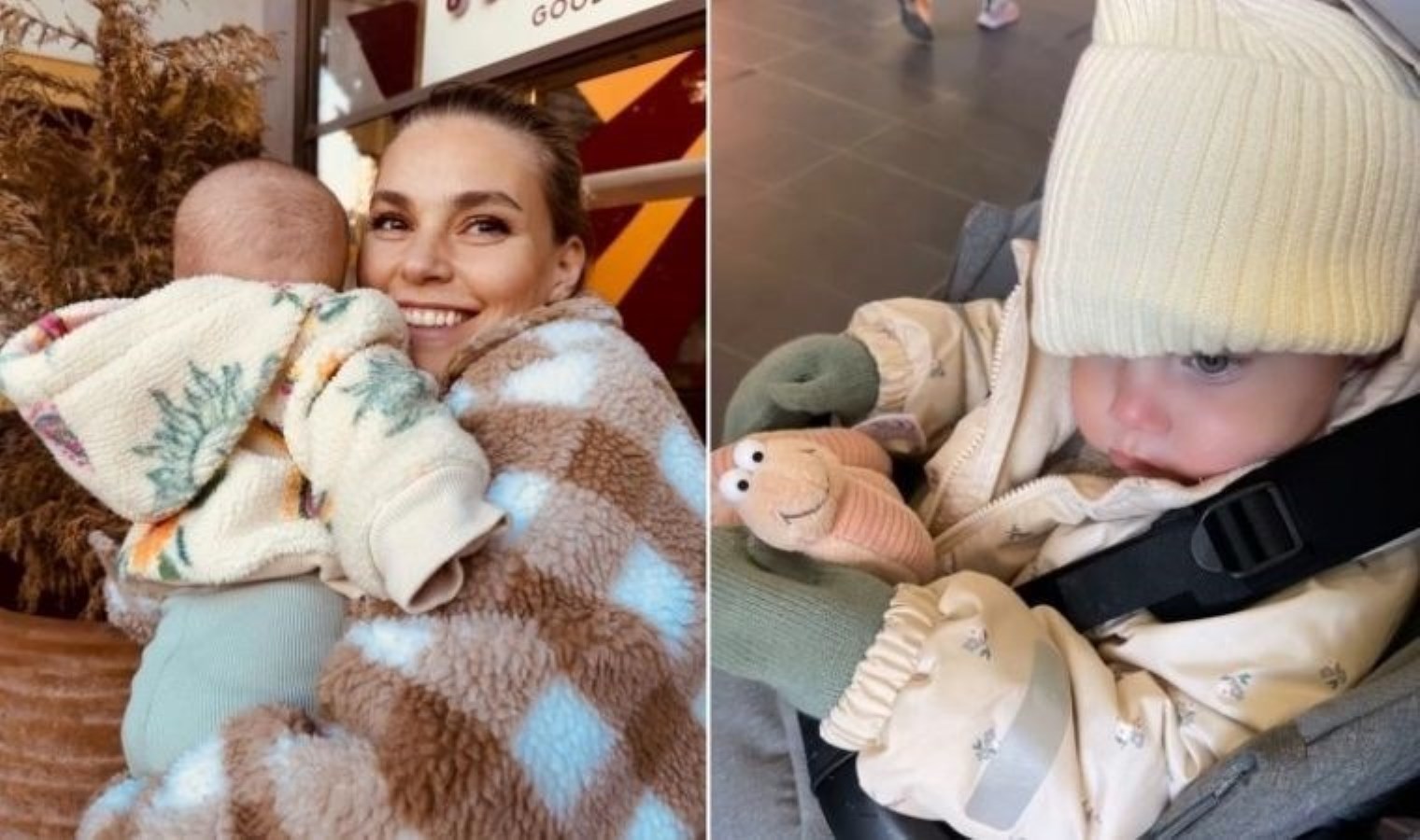 Aslı Enver ve kızı Elay’ın Londra pozları: ‘Eloş’a Londra soğuğu şoku!’