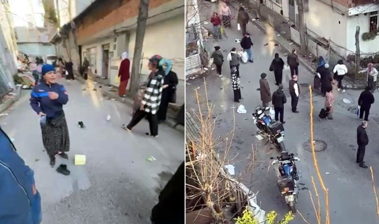 Avcılar’da izinsiz tezgah açanlar ile zabıta arasında arbede!