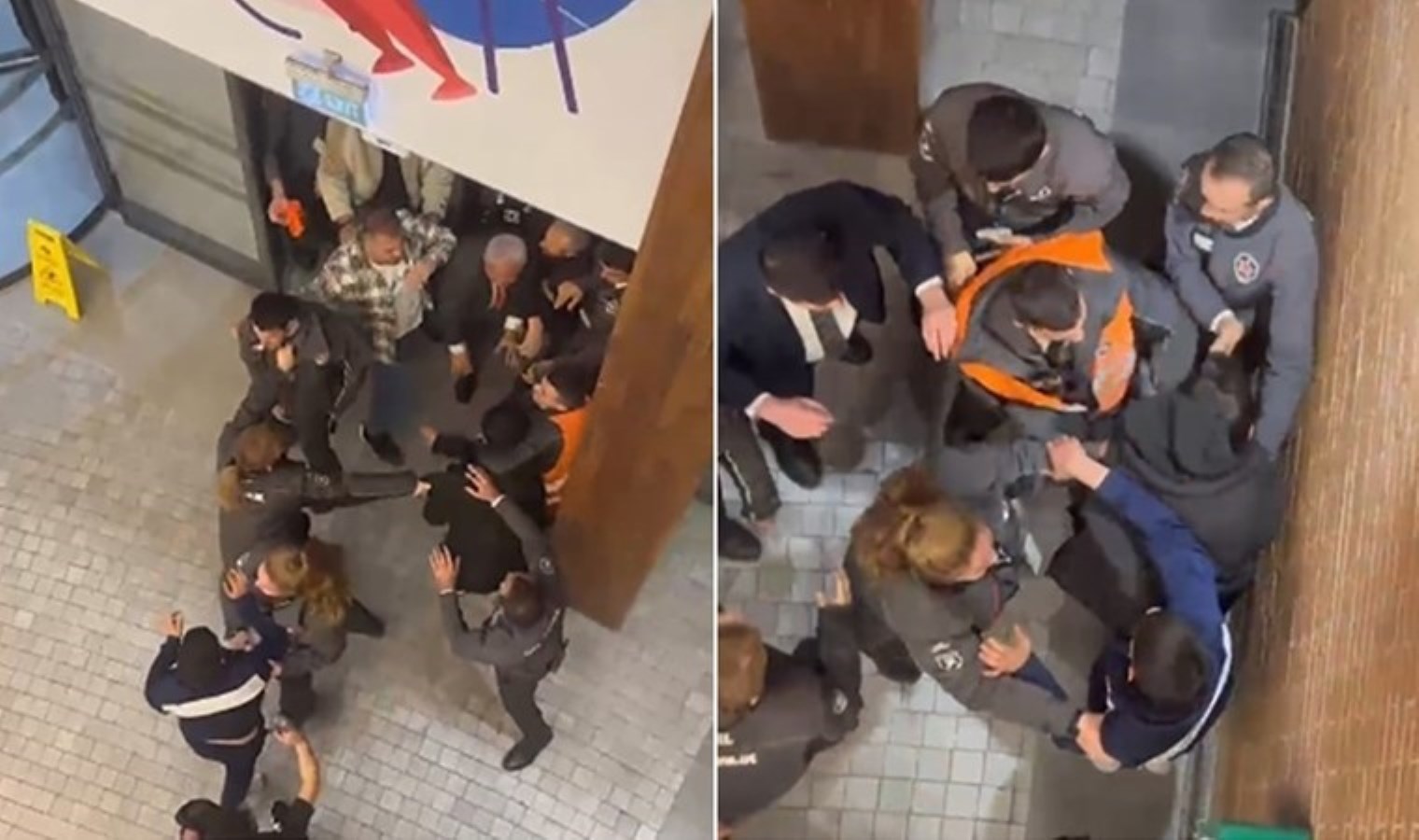 AVM’de bıçaklı kavga: Güvenlik görevlisi yaralandı!