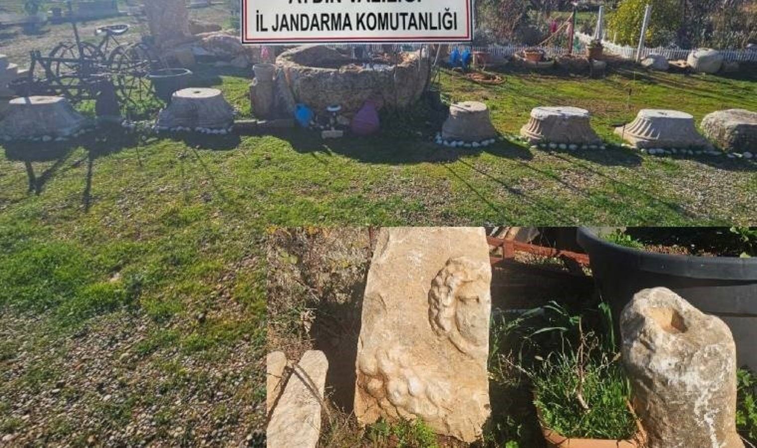 Aydın’da operasyon: Roma dönemine ait tarihi eserler yakalandı!