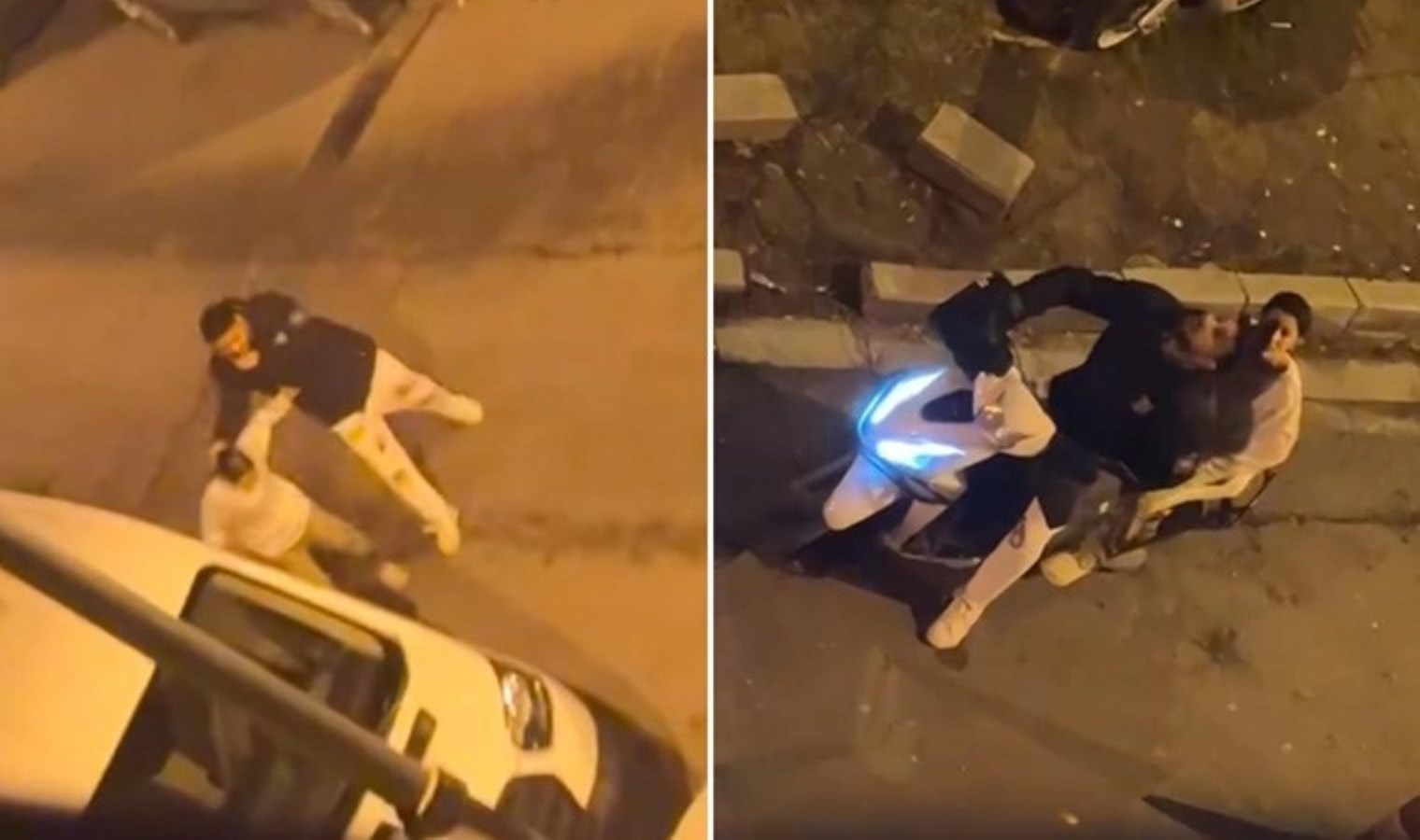 Beyoğlu’nda sokak ortasında nişanlısı olduğu iddia edilen kadını darbetti