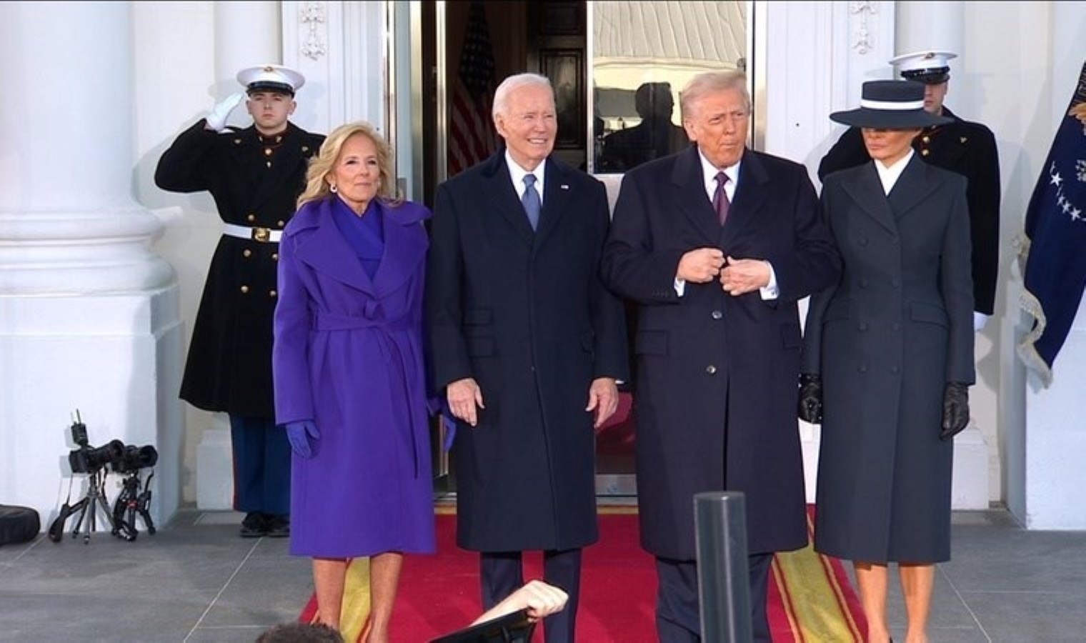 Biden, Trump’ı Beyaz Saray’da karşıladı