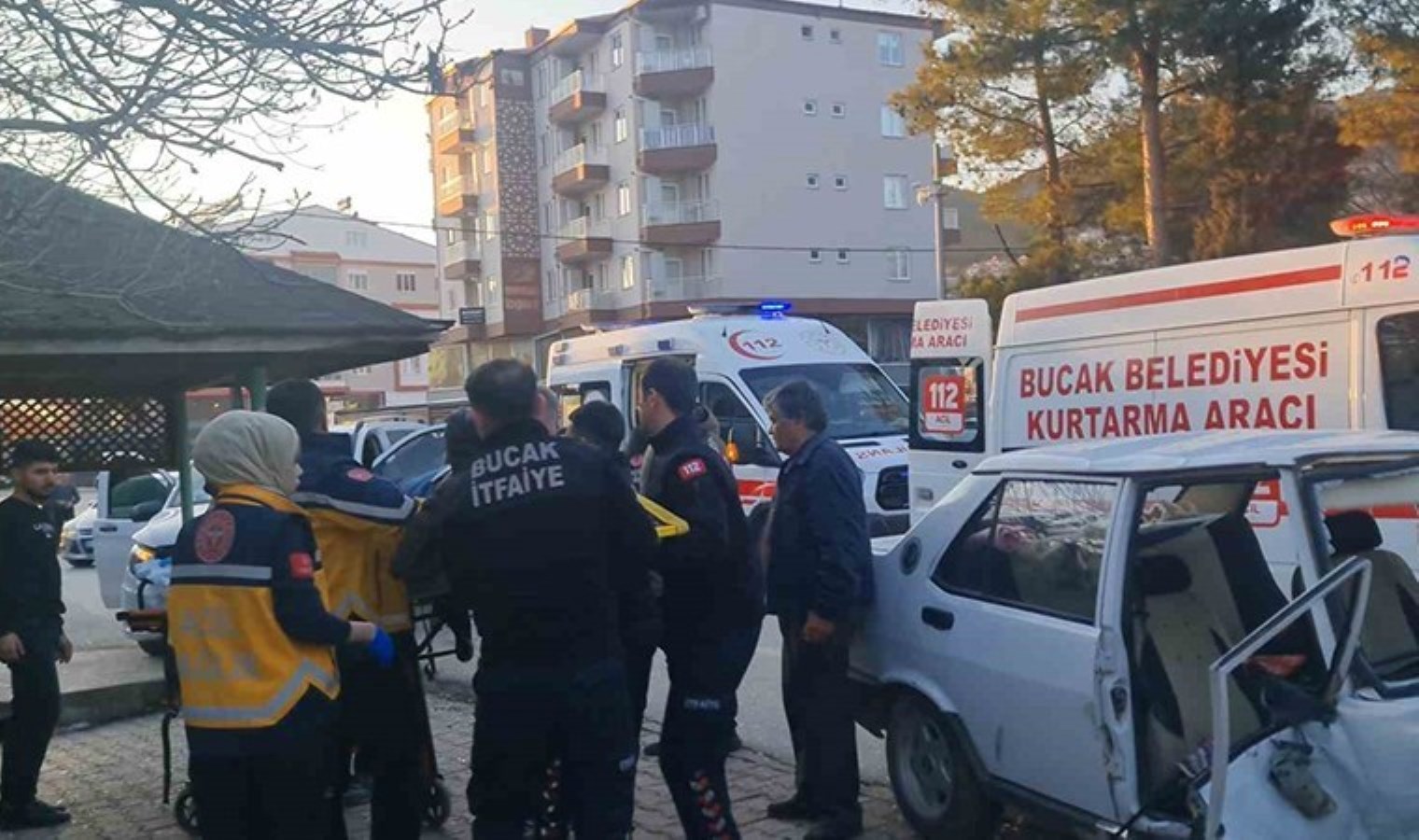 Burdur’da 3 araçlık zincirleme kaza: 9 kişi yaralandı