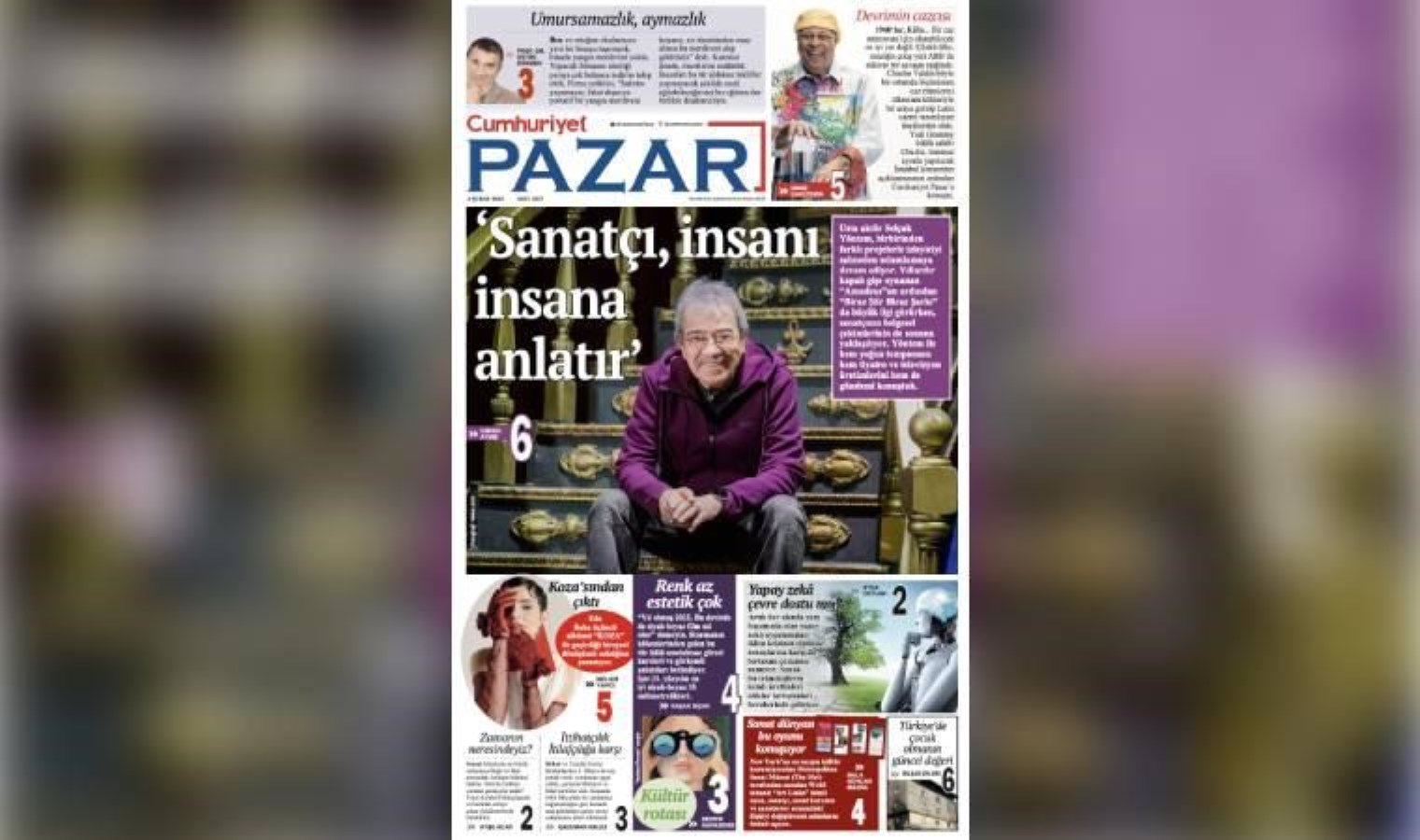 Cumhuriyet Pazar bu hafta da dopdolu!