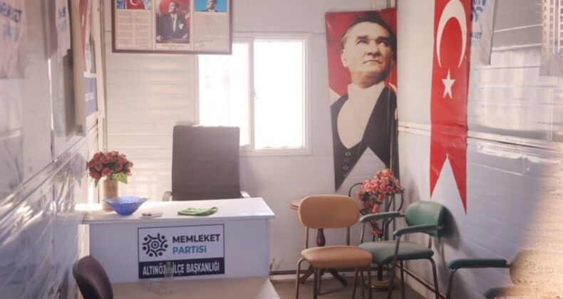 Daha önce çalınmıştı: Memleket Partisi Hatay İl Başkanlığı ‘konteyneri’ bu kez soyuldu