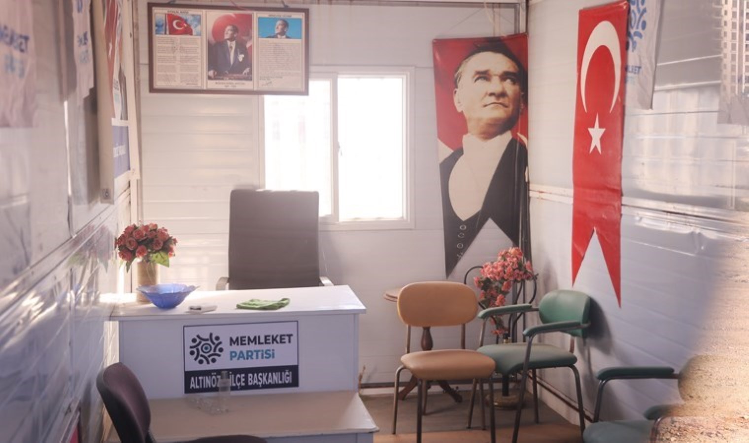 Daha önce çalınmıştı: Memleket Partisi Hatay İl Başkanlığı ‘konteyneri’ bu kez soyuldu