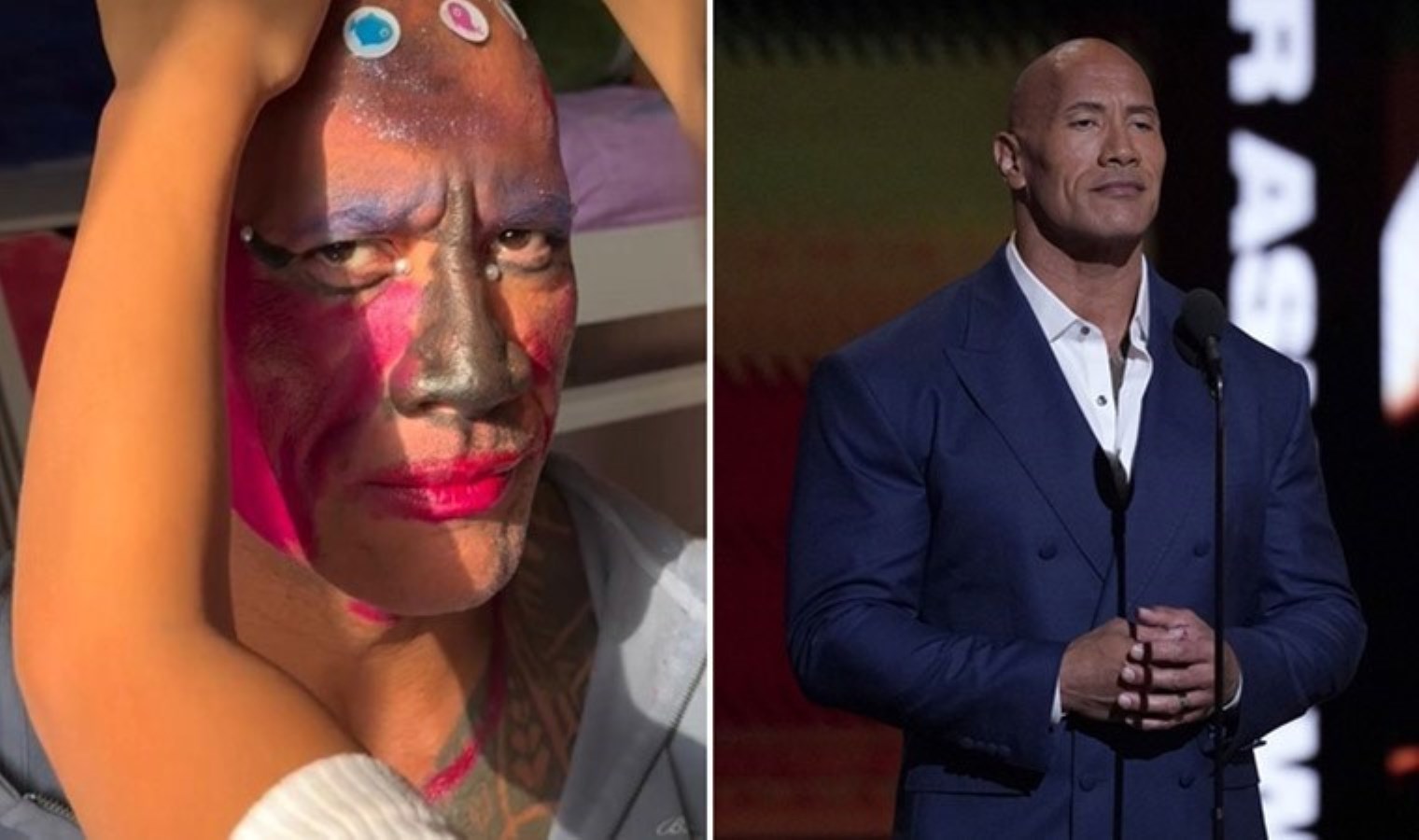 Dwayne Johnson’ın kızlarıyla geçirdiği anlar izleyenleri gülümsetti: Makyaj yaptılar!