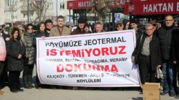 Edirne’de köylülerden ‘jeotermal kuyu’ eylemi: 400 itiraz dilekçesi verildi